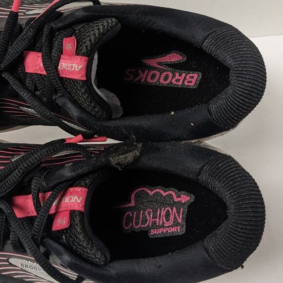 Brooks Addiction 14 Running Shoes, Black, Women's 9.5 M - Picture 5 of 8
